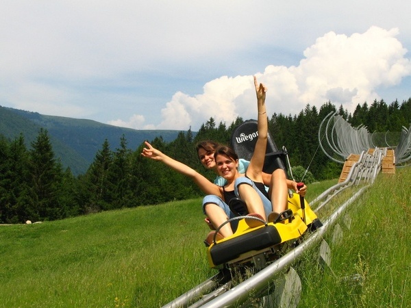 Fahrt auf der Coasterbahn am Hasenhorn © Datacreate Fahrt auf der Coasterbahn am Hasenhorn © Datacreate