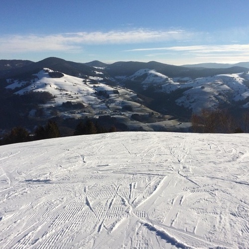 Skifahren am Hornlift in Fr&ouml;hnd - 